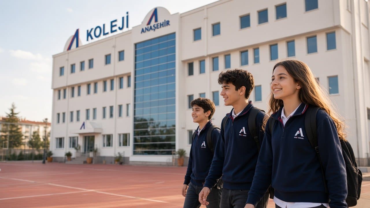 Anaşehir Koleji öğrencileri kampüste